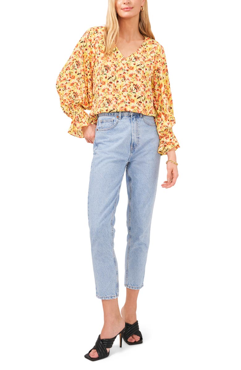 Vince Camuto Balloon Sleeve Blouse, Alternate, color,