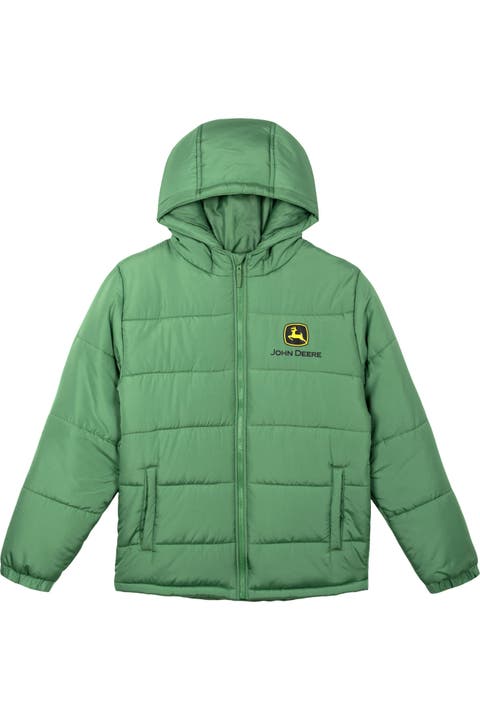 Quilted Hooded Puffer Jacket