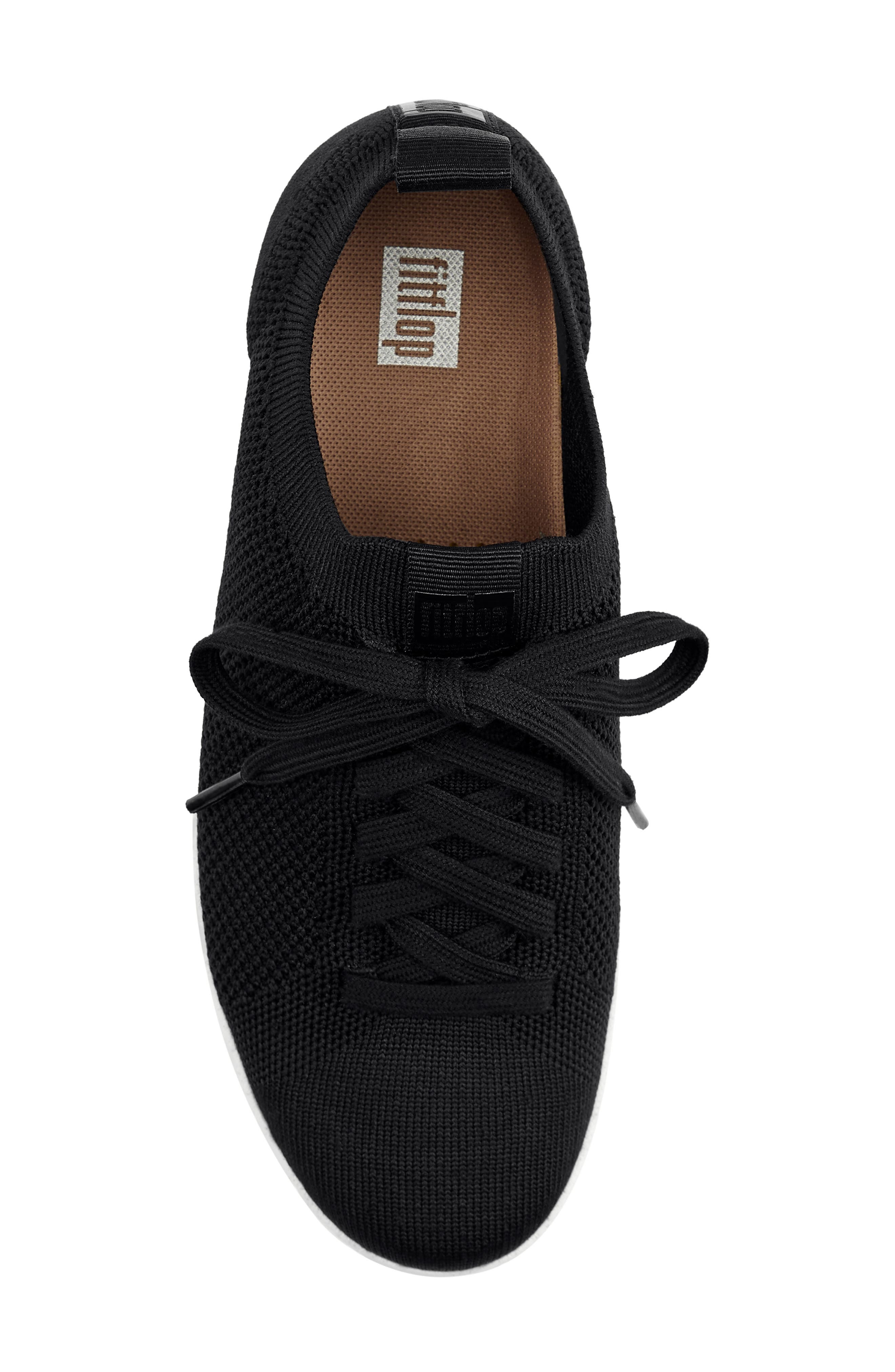 FitFlop Rally Knit Sneaker, Alternate, color, Black