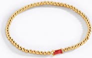 Mint & Lily Gold Beaded Birthstone Bracelet
