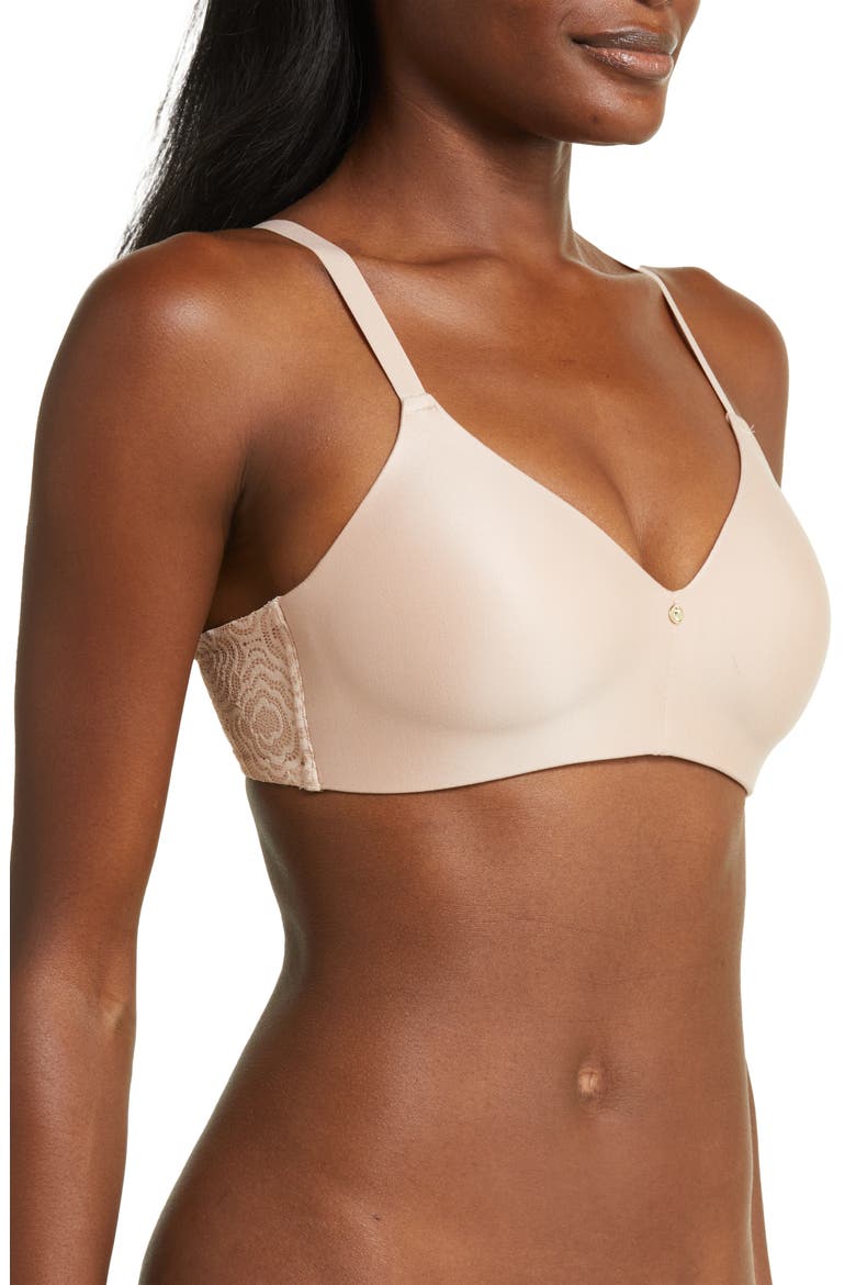 C Jolie Wireless T-Shirt Bra, Alternate, color, ROSE