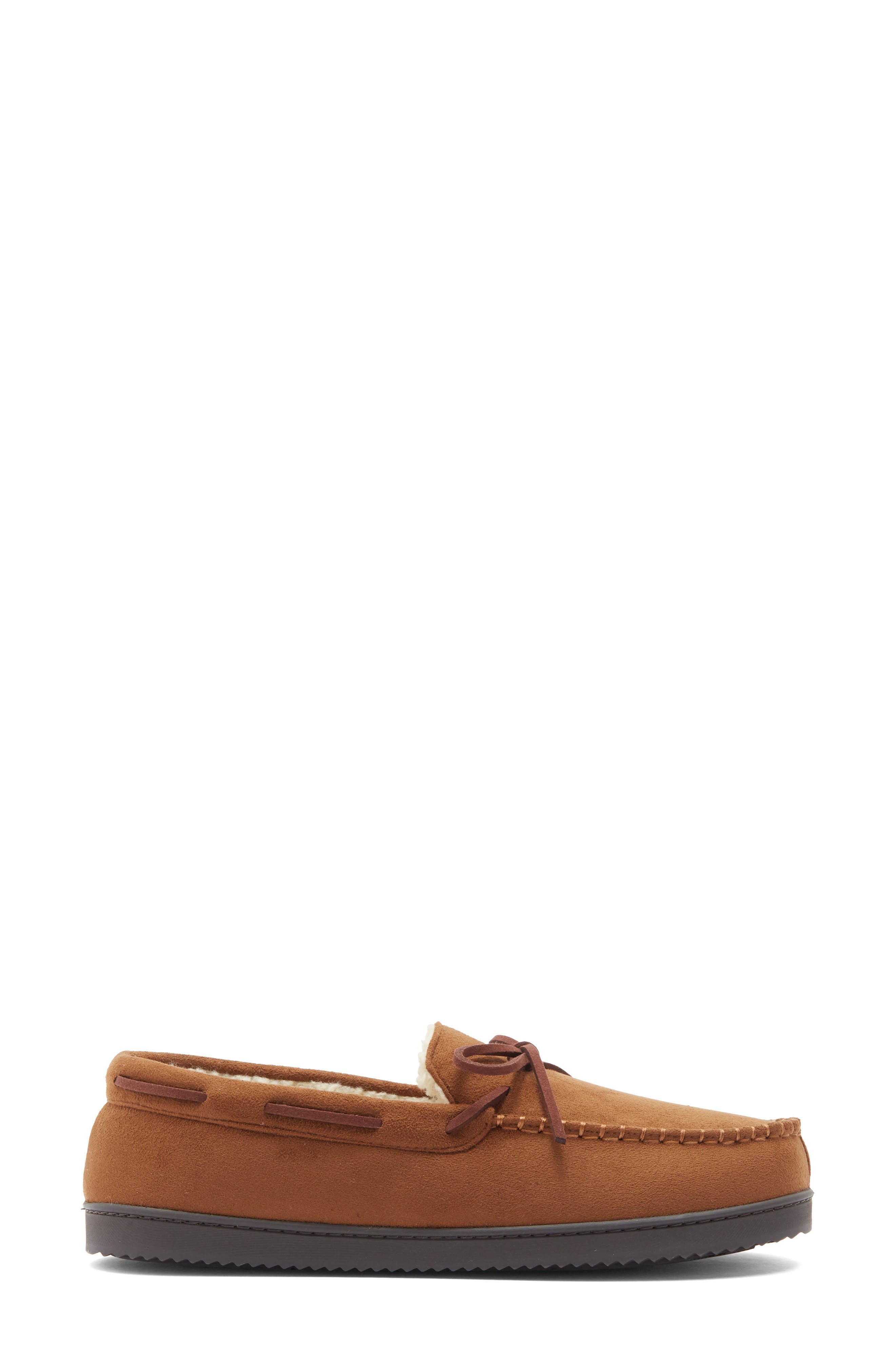 Huxley Slipper, Alternate, color, CHESTNUT