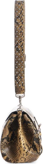 関税送料込Dries Van Noten Python Leather Shoulder Bag DRIES VAN NOTEN Snake-effect leather shoulder bag | NET-A-PORTER