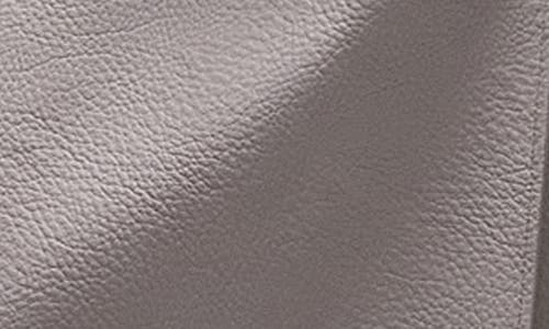 Topshop Belted Faux Leather Trench Coat In Beige