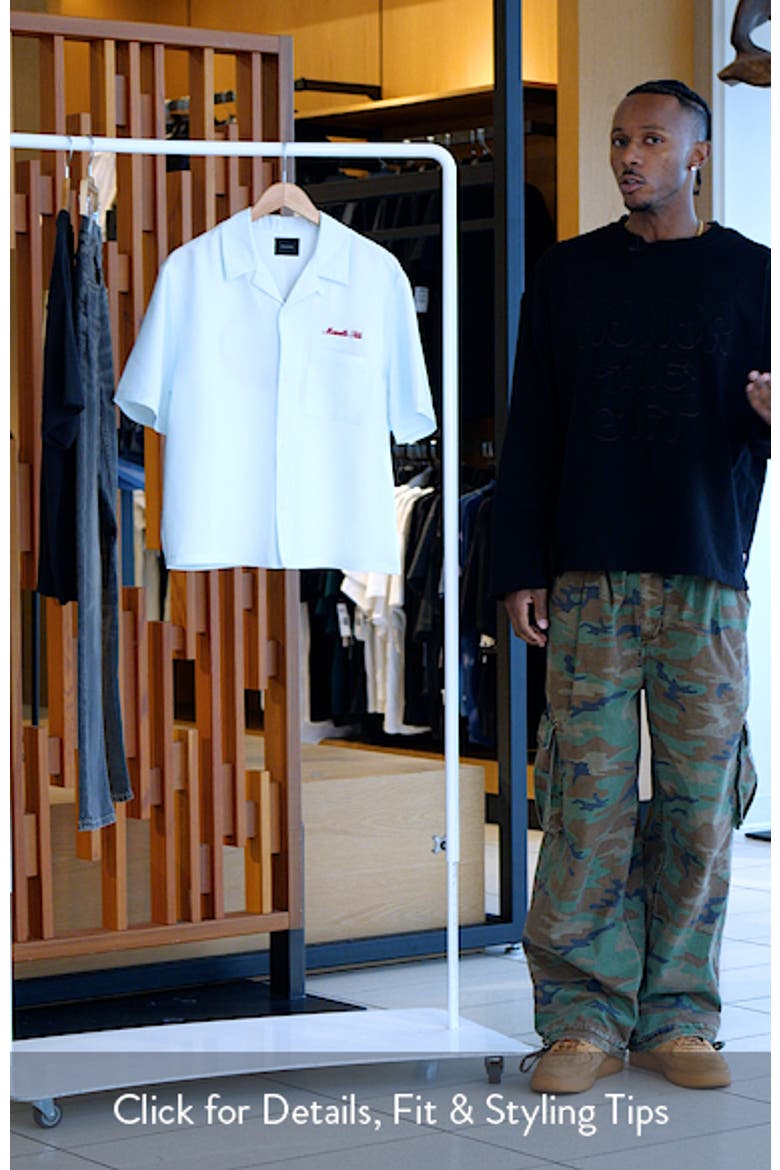 Ribbon Short Sleeve Button-Up Shirt video