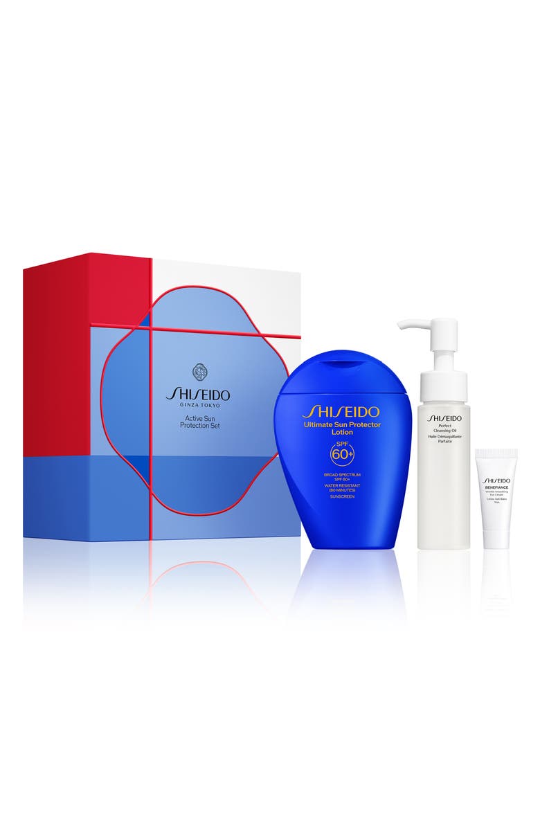 Shiseido Active Sun Protection Set $83 Value, Main, color, 