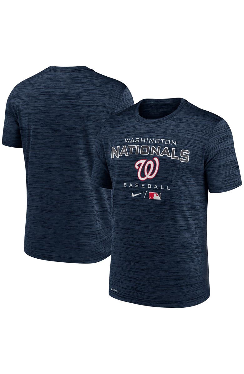 Nike Men's Nike Navy Washington Nationals Authentic Collection Velocity Practice Performance T-Shirt, Alternate, color, 