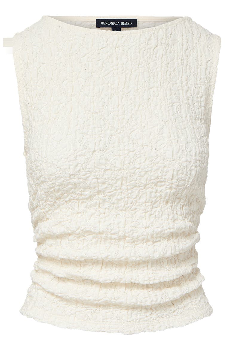 Selah Ruched Lace Tank, Alternate, color, DOVE