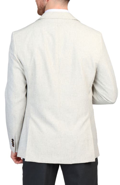 Tailorbyrd Textured Crosshatch Sport Coat In Beige