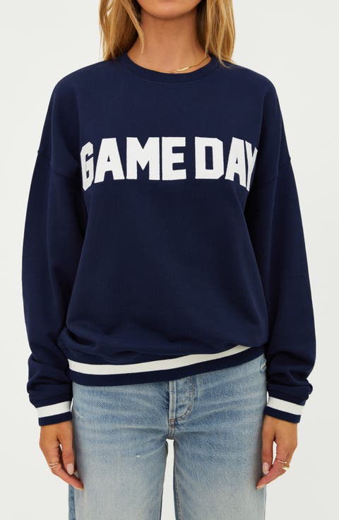 Devyn Gameday Appliqué Sweatshirt