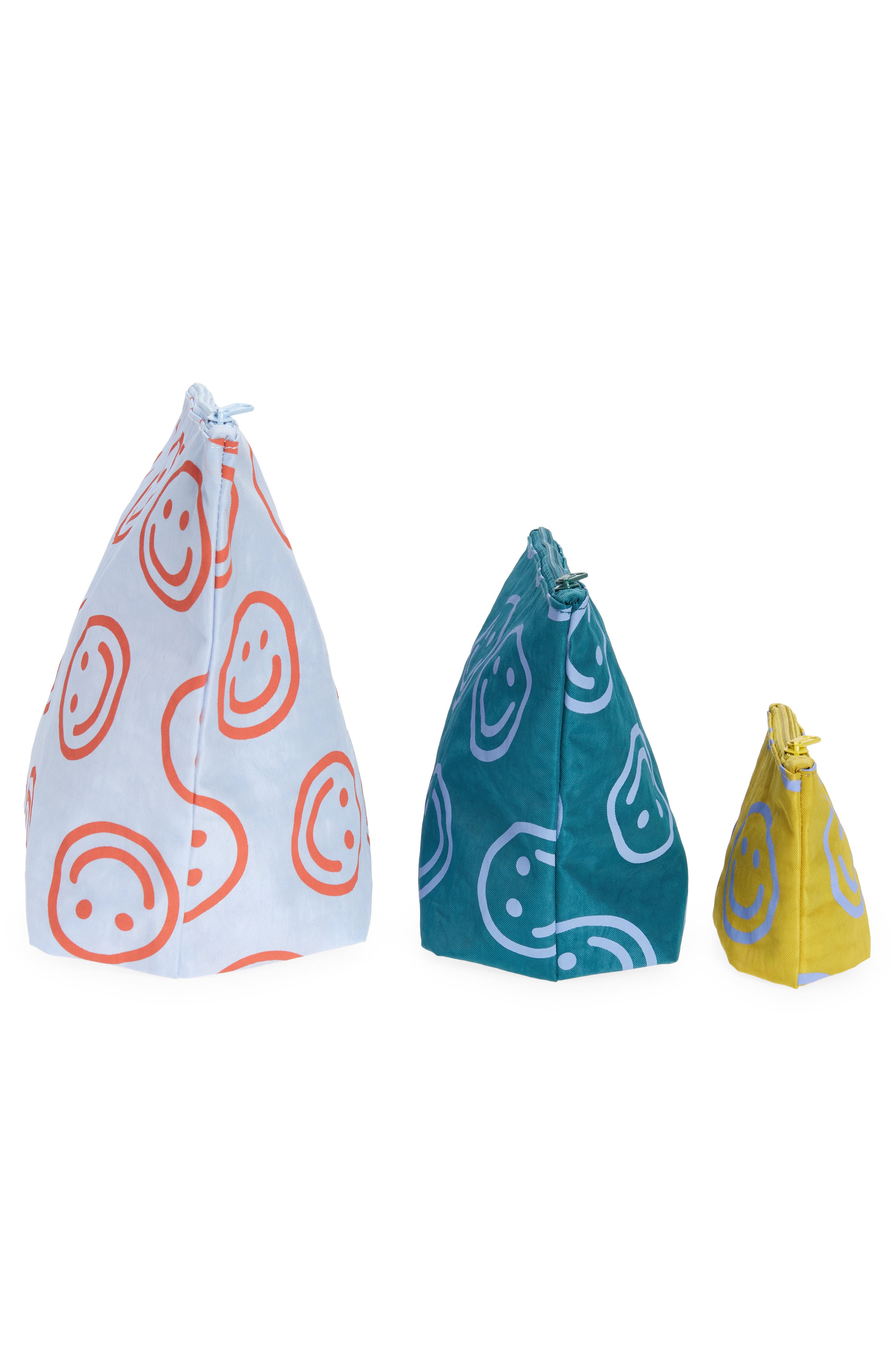 3-Piece Go Pouch Set, Alternate, color, HAPPY MIX