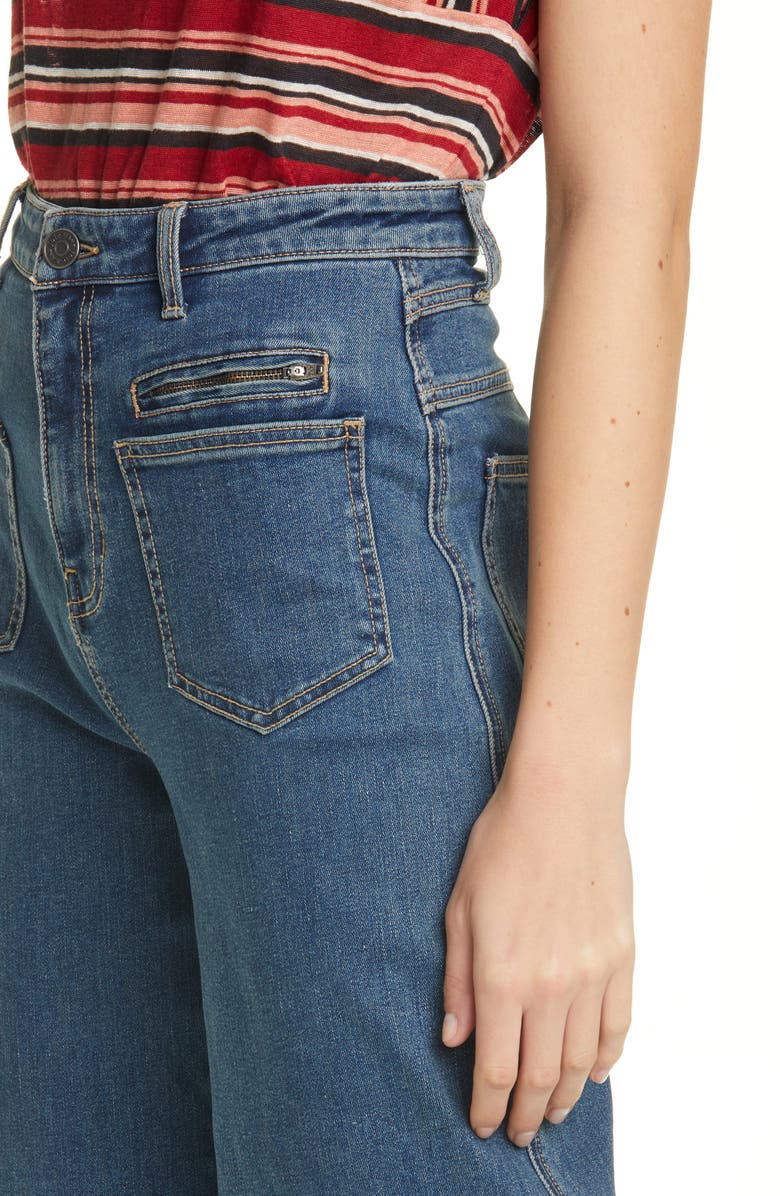 Joie McKena Wide Leg Jeans, Alternate, color, 