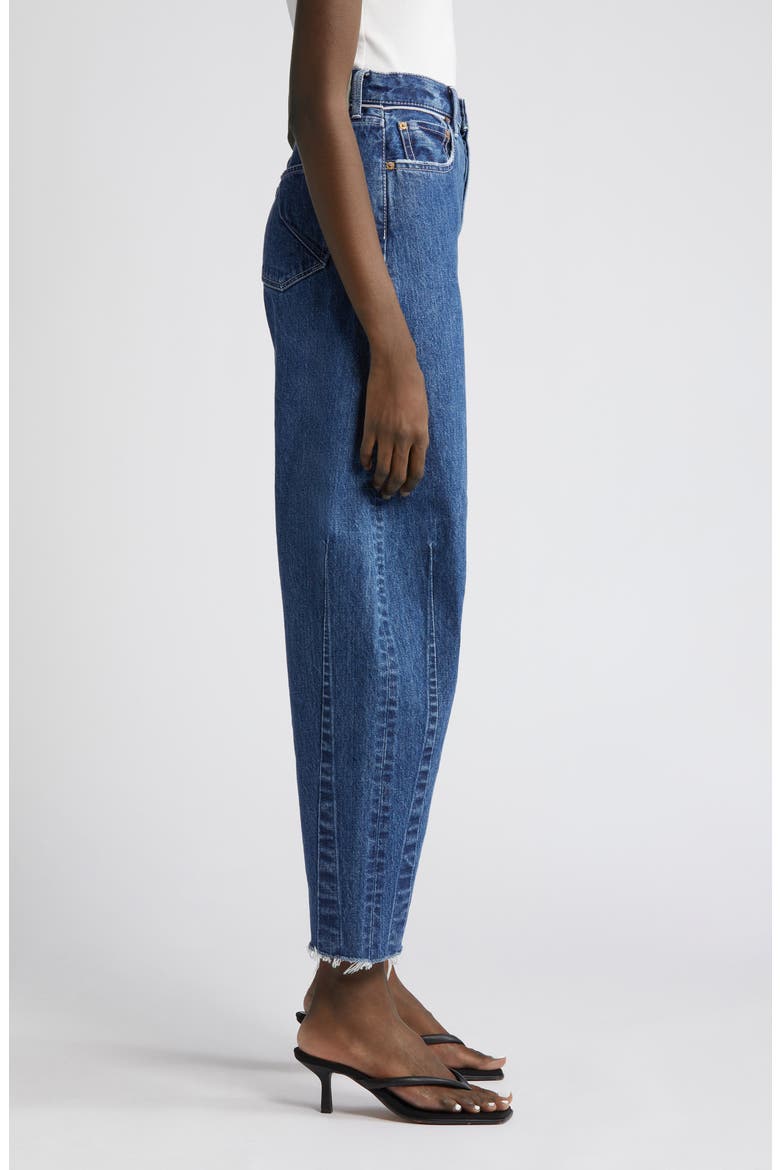 Orchards Coccoon Wide Leg Ankle Jeans, Alternate, color, BLUE