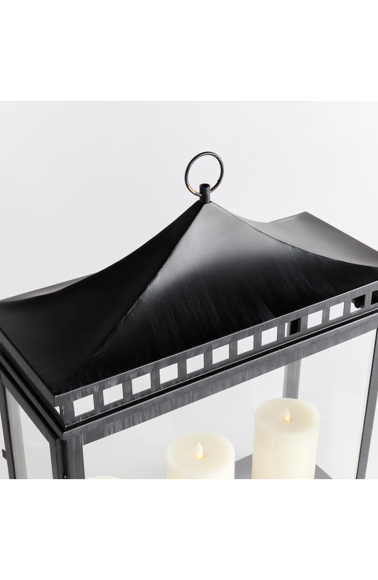 Napa Home & Garden Kito Outdoor Rectangular Lantern Candle Holder, Alternate, color,