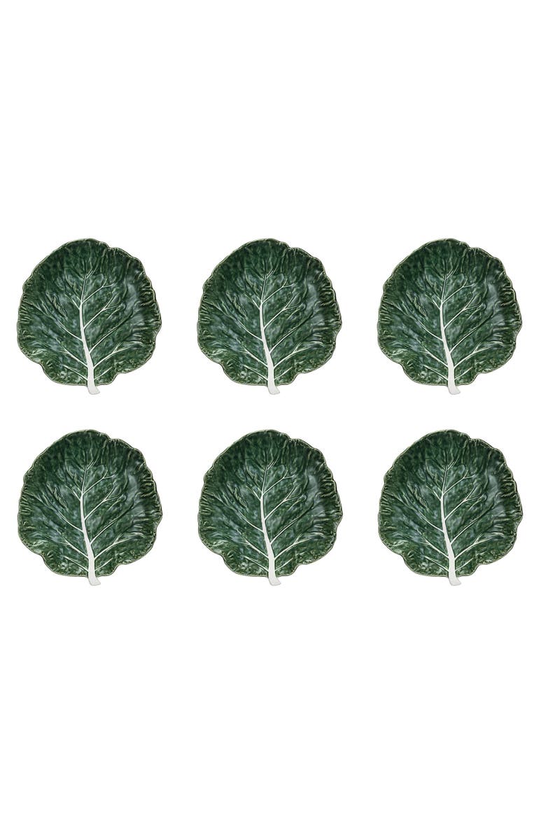 Embossed Cabbage Plate, Main, color, Green