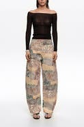 Bimba y Lola BARREL - Lace Jeans With Buckle