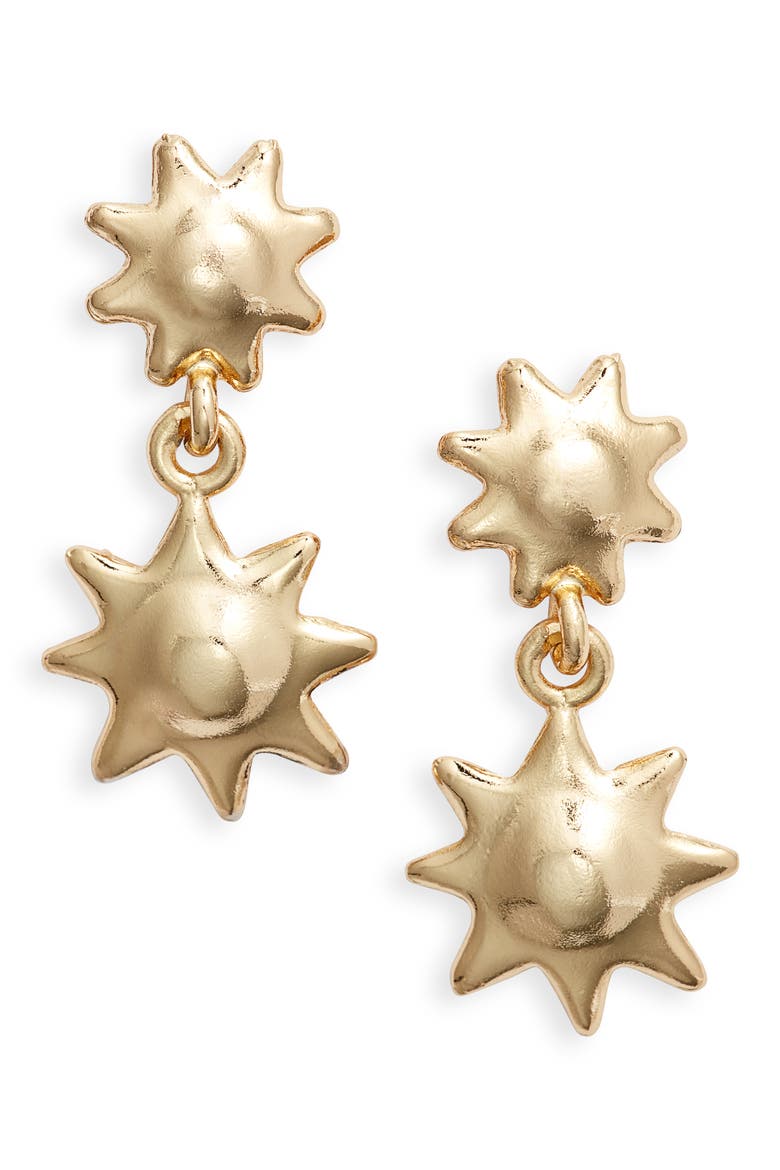 Solana Drop Earrings, Main, color, GOLD