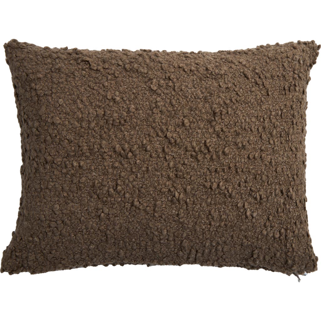 Pom Pom At Home Murphy Bouclé Big Accent Pillow In Brown