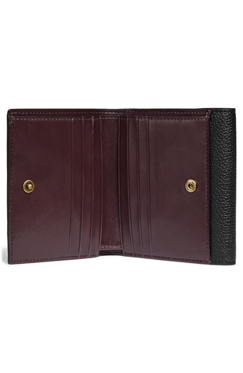 COACH Small Tabby Genuine Snakeskin & Leather Wallet, Alternate, color, 