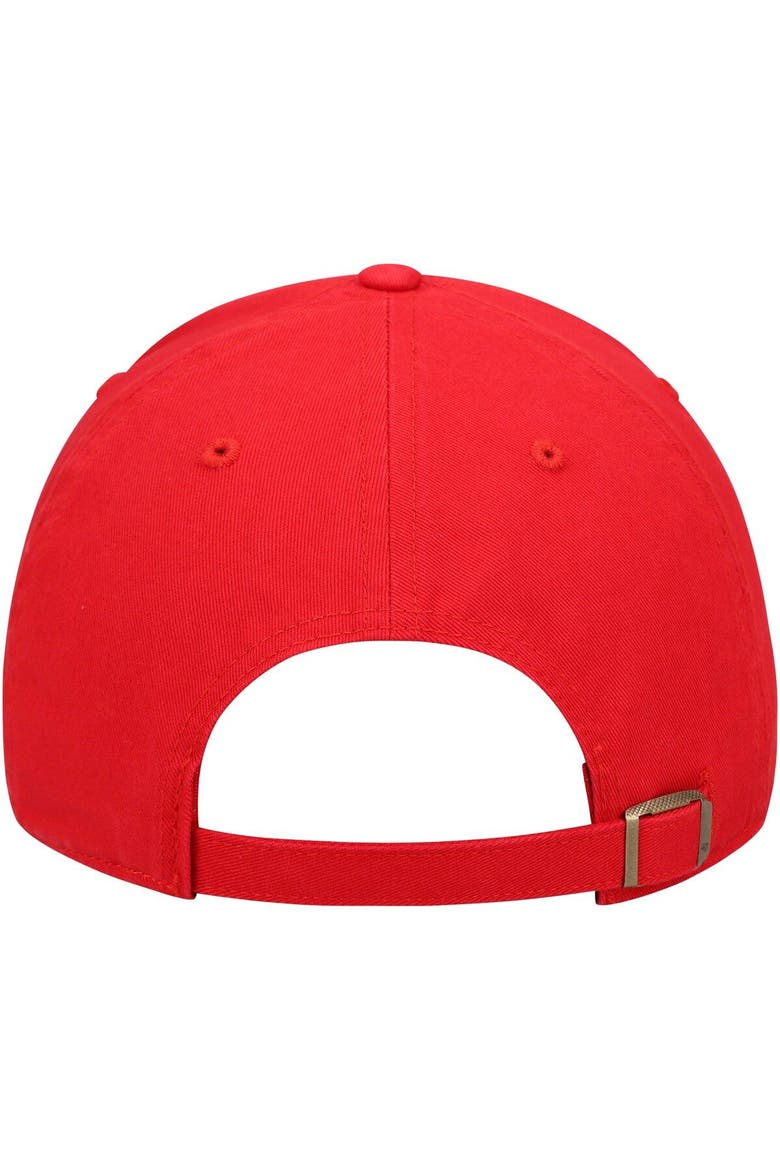 Men's '47 Red Detroit Pistons MVP Legend Adjustable Hat, Alternate, color, Red
