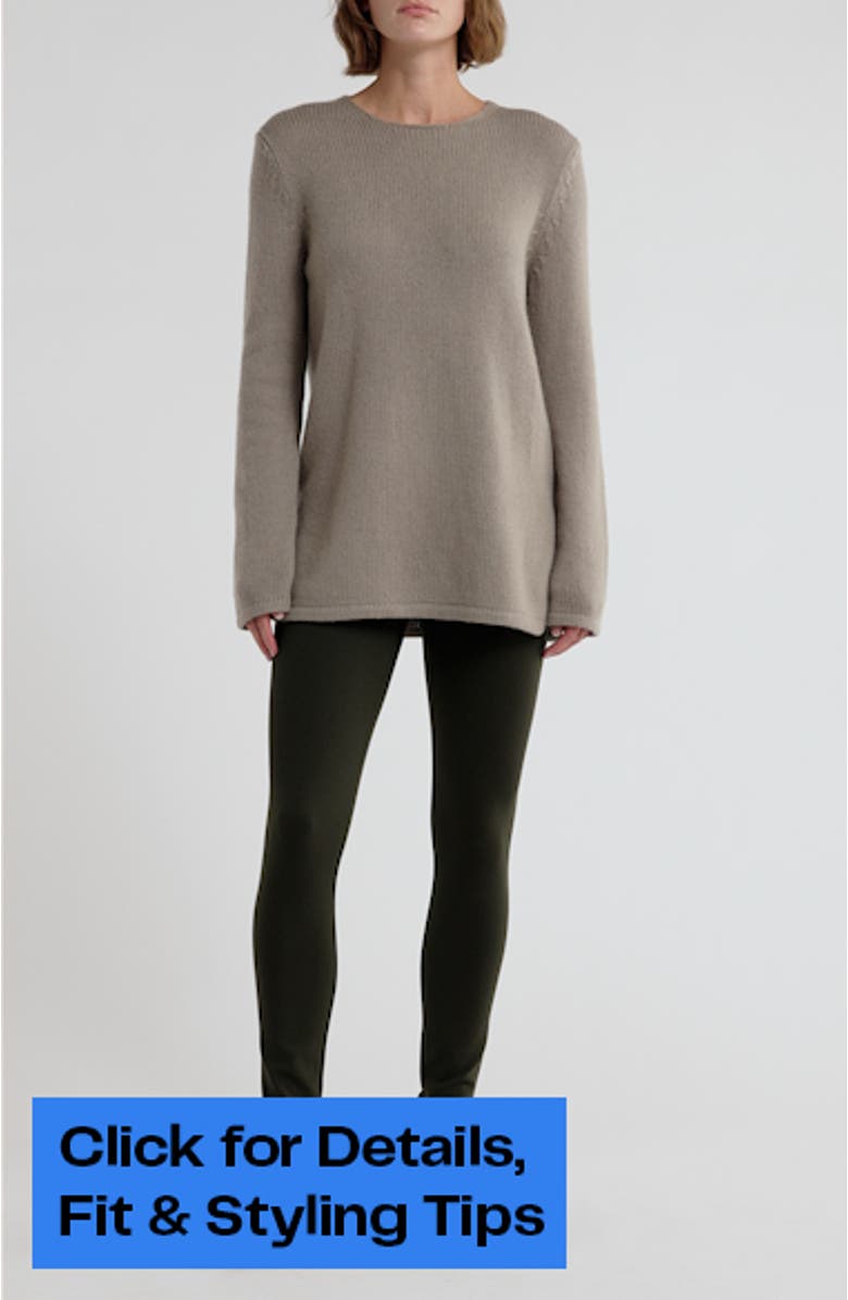 Clean Trim Wool & Cashmere Blend Tunic Sweater, sales video thumbnail