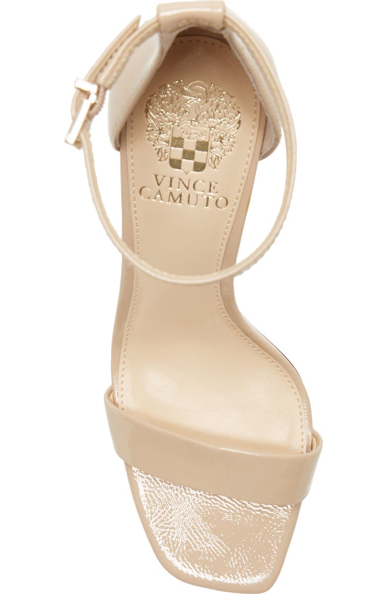 Vince Camuto Lauralie Ankle Strap Sandal, Alternate, color, Bisque Patent Leather