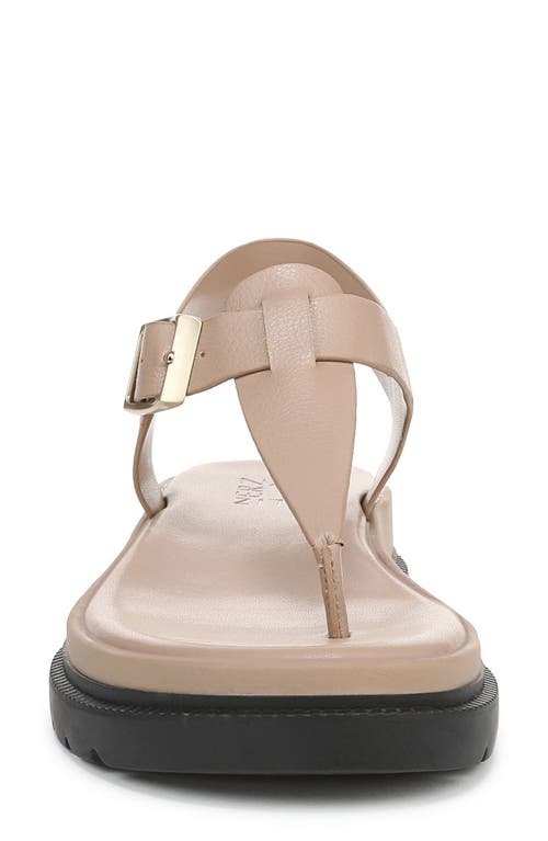 Naturalizer Alyssa T-strap Platform Sandal In Tan