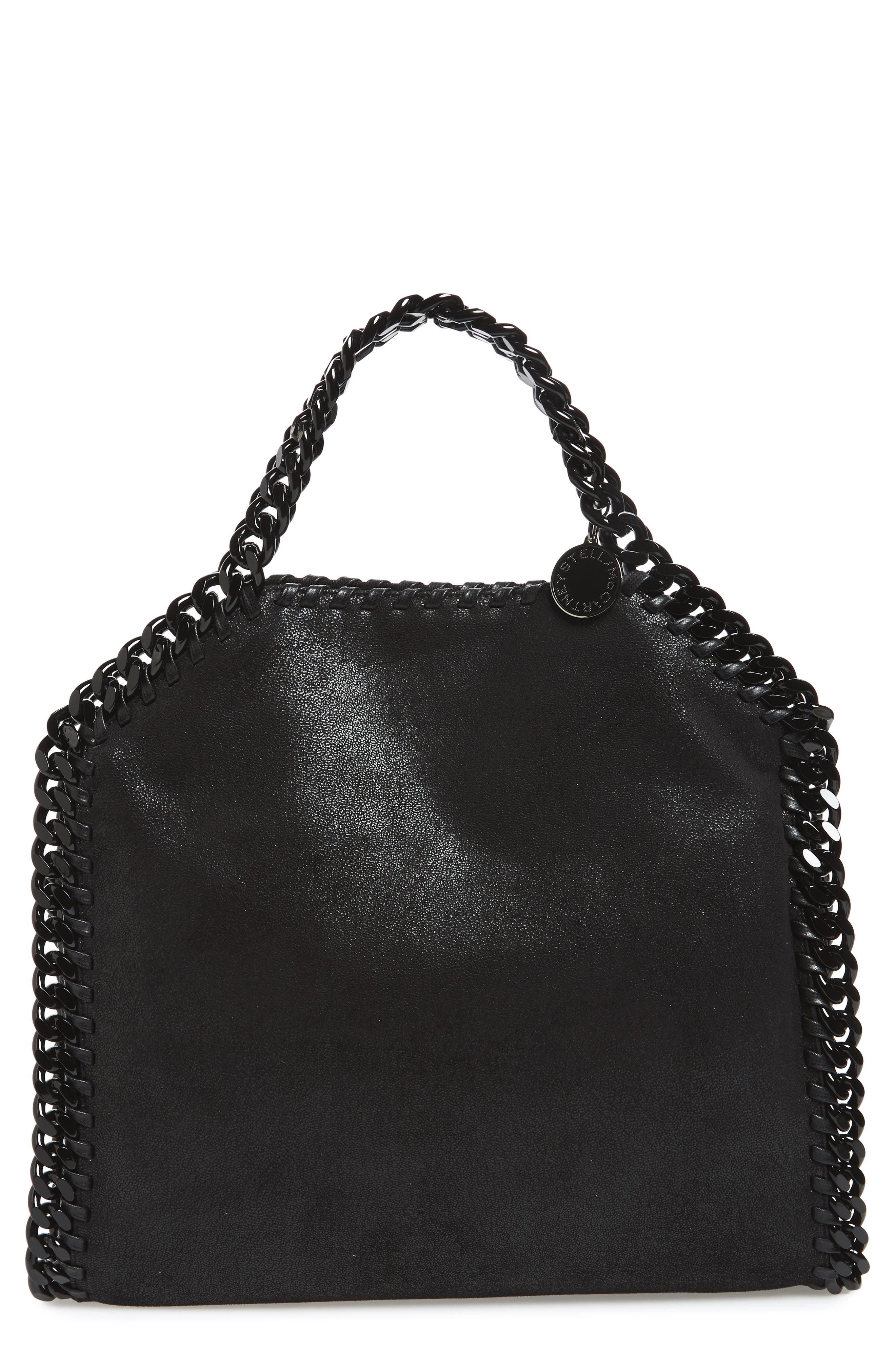 Stella McCartney Falabella Shaggy Deer Faux Leather Tote, Main, color, 