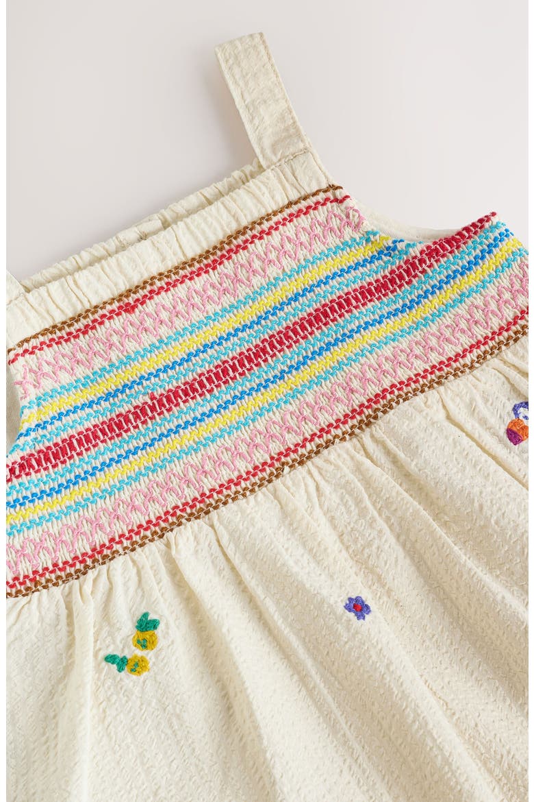 Embroidered Romper, Alternate, color, WHITE
