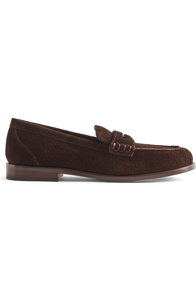 Madewell The Grayson Penny Loafer, Main, color, Russet