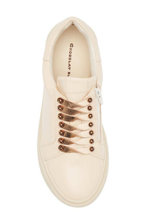 Chocolat Blu Vega Sneaker In White