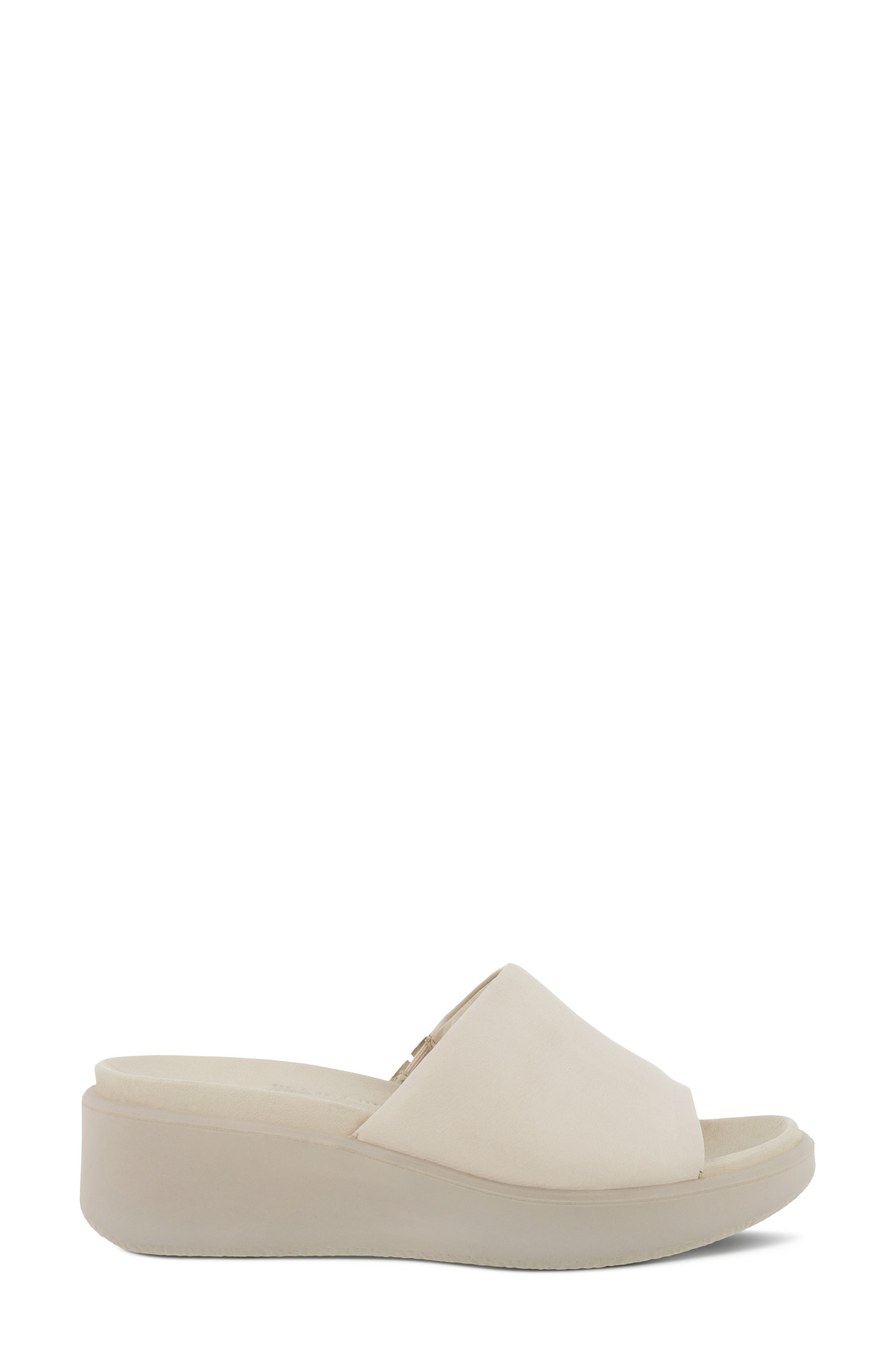 Flowt Wedge Slide Sandal, Alternate, color, LIMESTONE