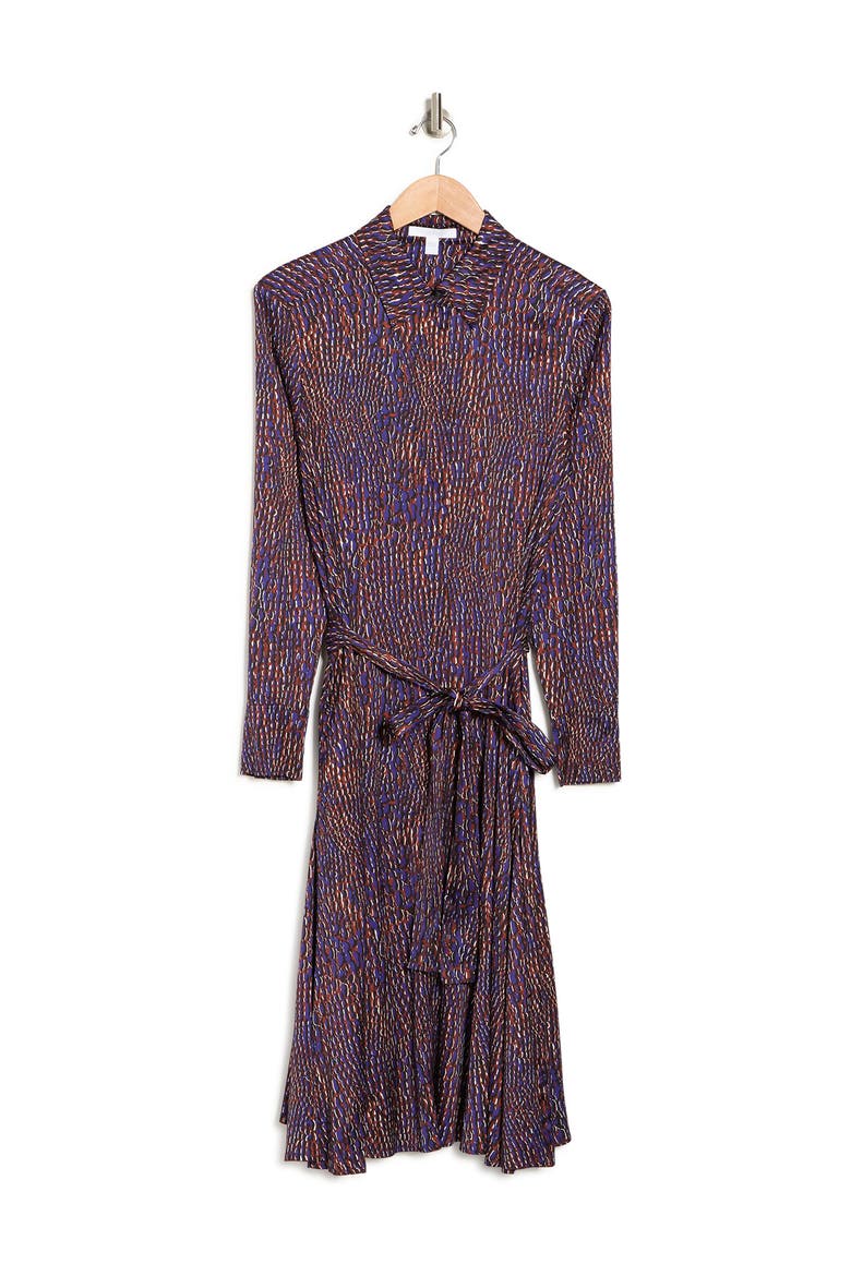 HUGO BOSS Desra Long Sleeve Dress, Alternate, color, OPEN MISCELLANEOUS