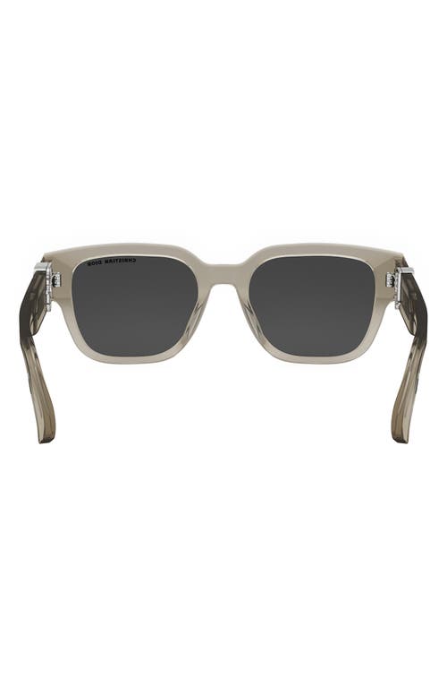 Dior Oblique S1i Square Sunglasses, 53mm In Neutral