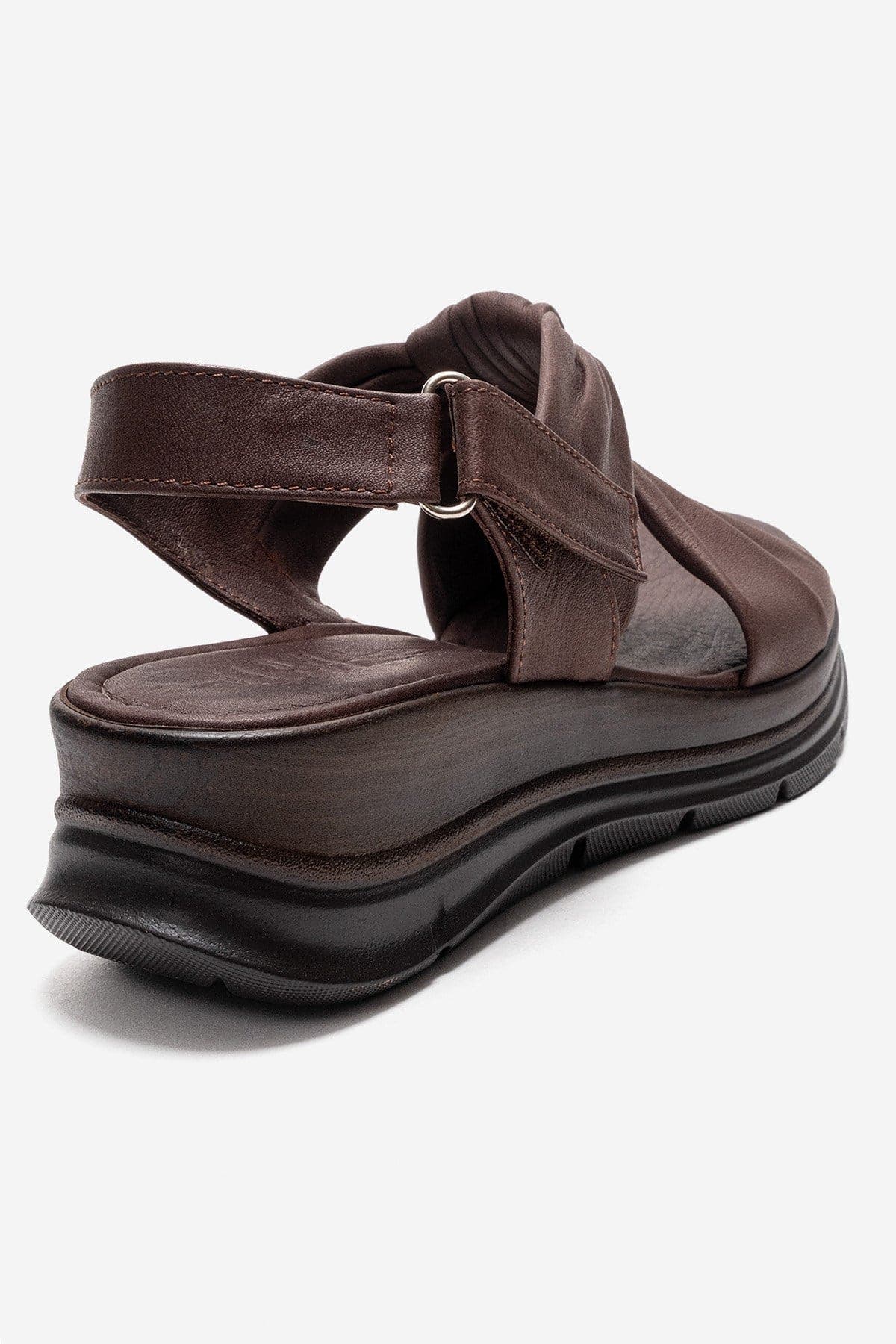 Oara Leather Sandal, Alternate, color, Brown