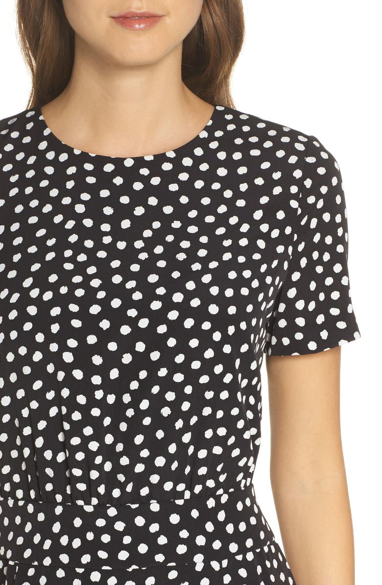 Maggy London Print Midi Dress, Alternate, color, 