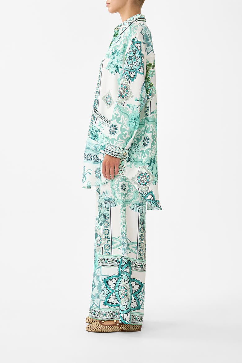 Shirt Tunic With Pockets, Alternate, color, Balearic Bebé