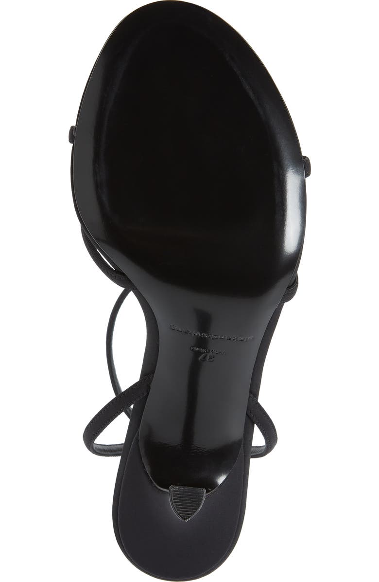 Alexander Wang Dahlia Rhinestone Logo Sandal, Alternate, color,