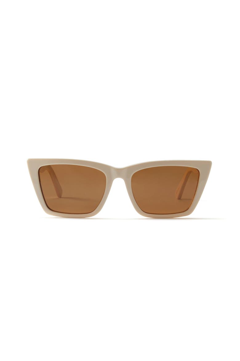 Zoé Sunglasses, Main, color, Creme