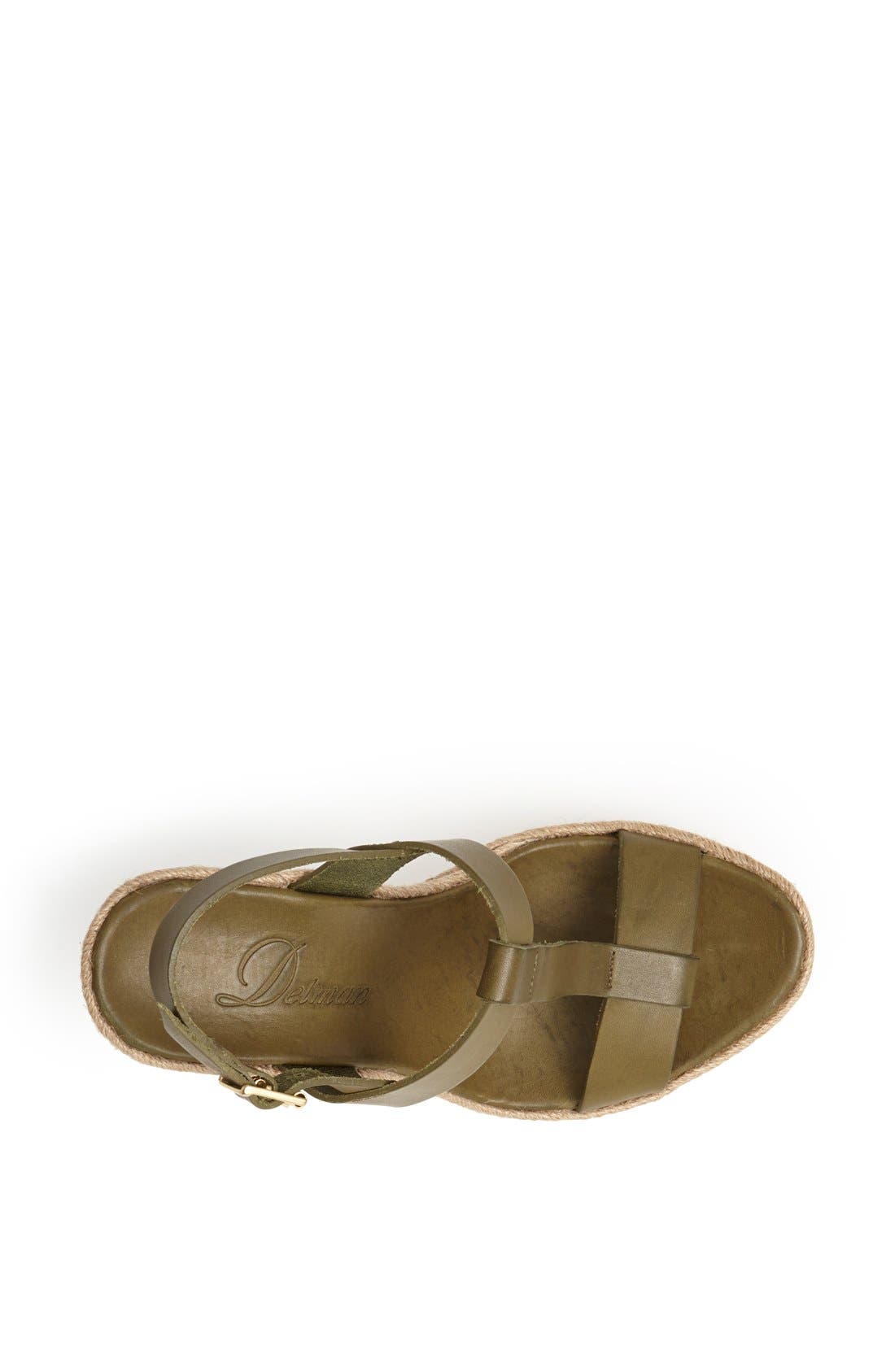 'Trish' Sandal, Alternate, color, SEAWEED VACHETTA