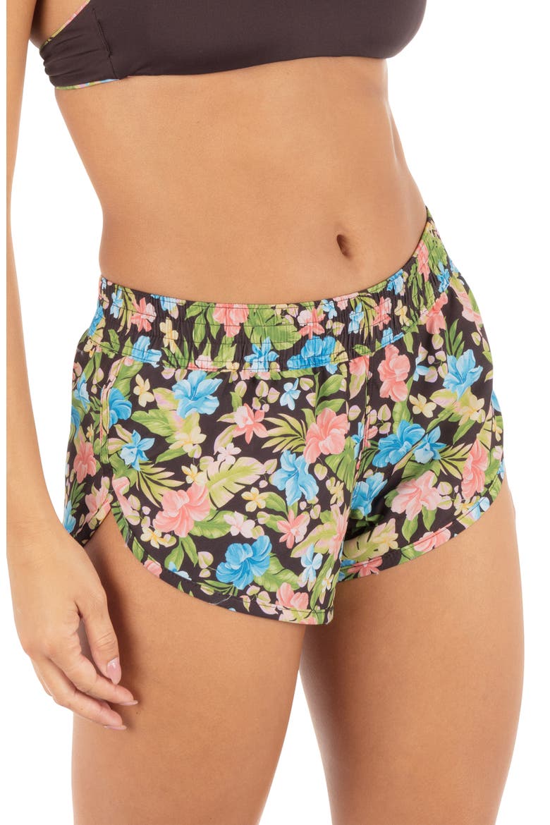 Miami Garden Beachrider Cover-Up Shorts, Alternate, color, MOLE