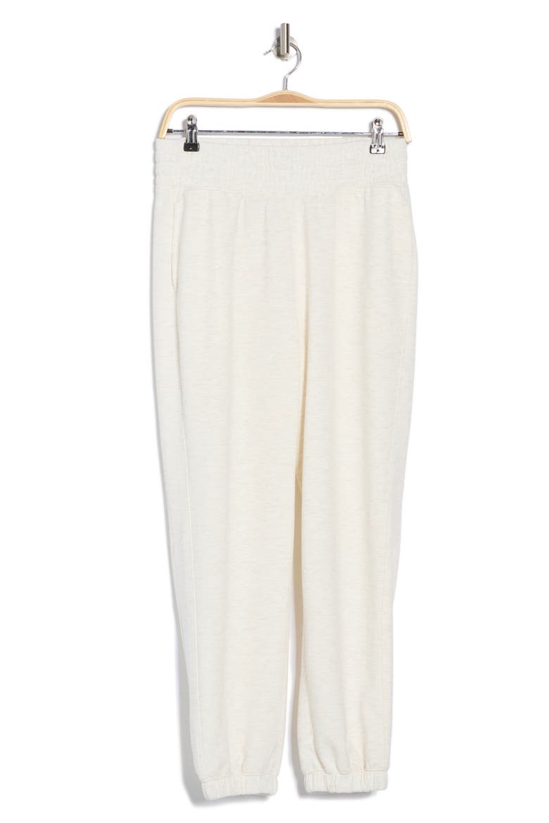 New Flow Scuba Knit Joggers, Alternate, color, HEATHER SEASIDE SAND