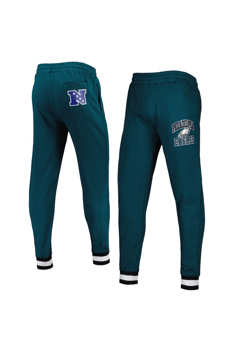 Men's Starter Midnight Green Philadelphia Eagles Blitz Fleece Jogger Pants, Main, color, Green