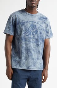 PALMES Lake Print Cotton T-Shirt