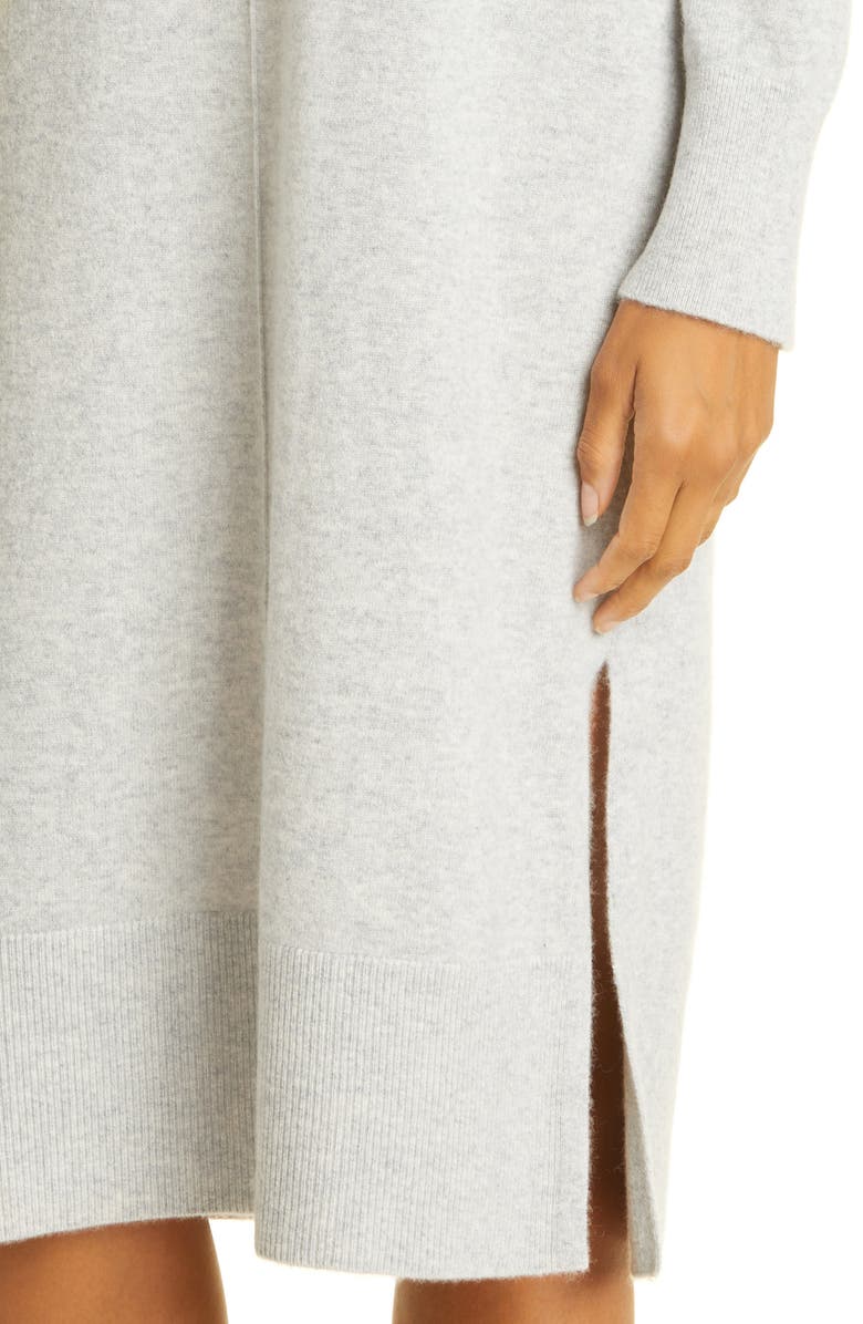 Club Monaco Recycled Cashmere Turtleneck Sweater Dress, Alternate, color, 