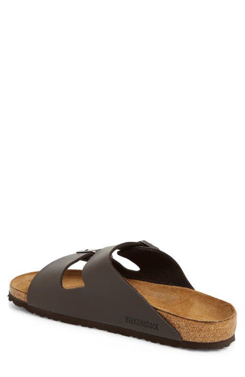 Birkenstock Arizona Soft Footbed Leather Sandal In Mocha