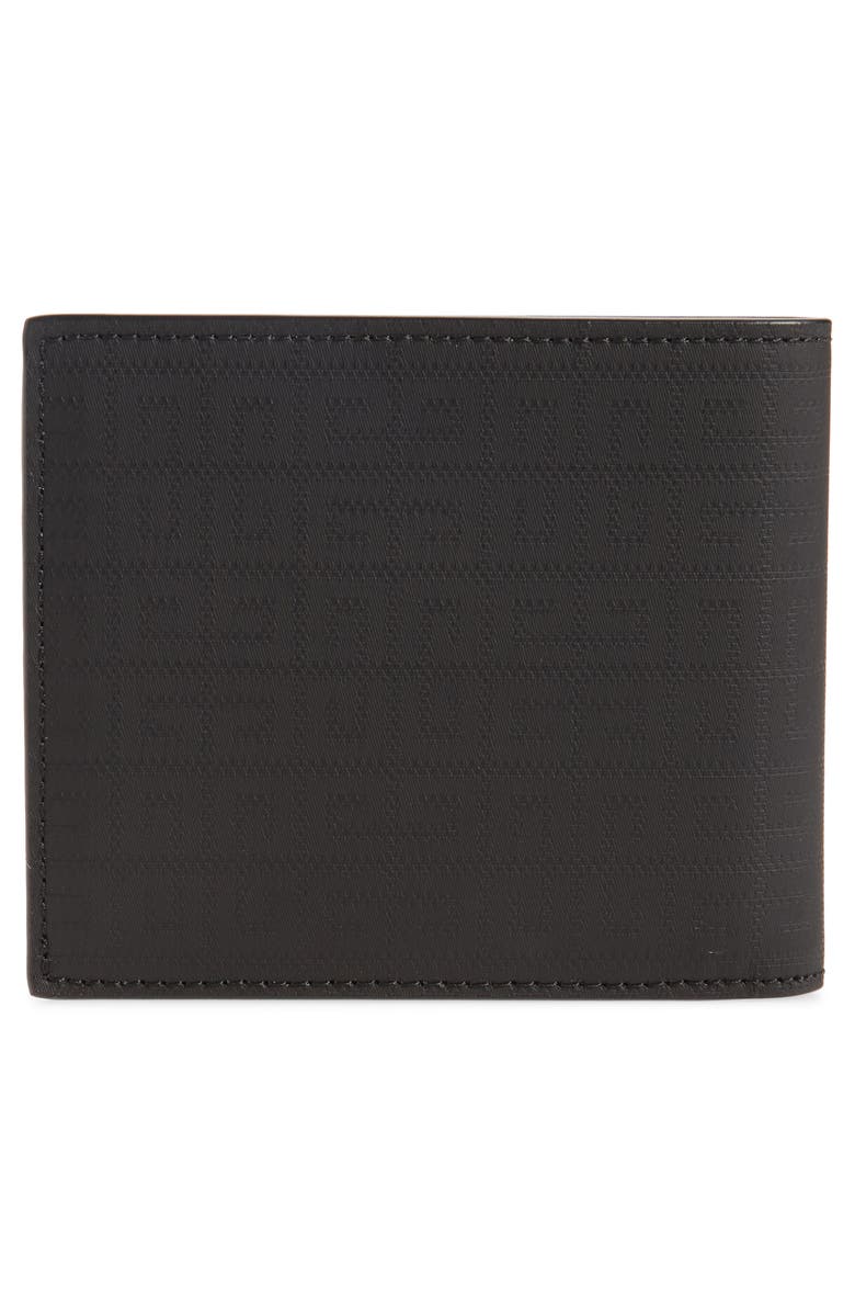 Givenchy 4G Embossed Nylon Bifold Wallet, Alternate, color,