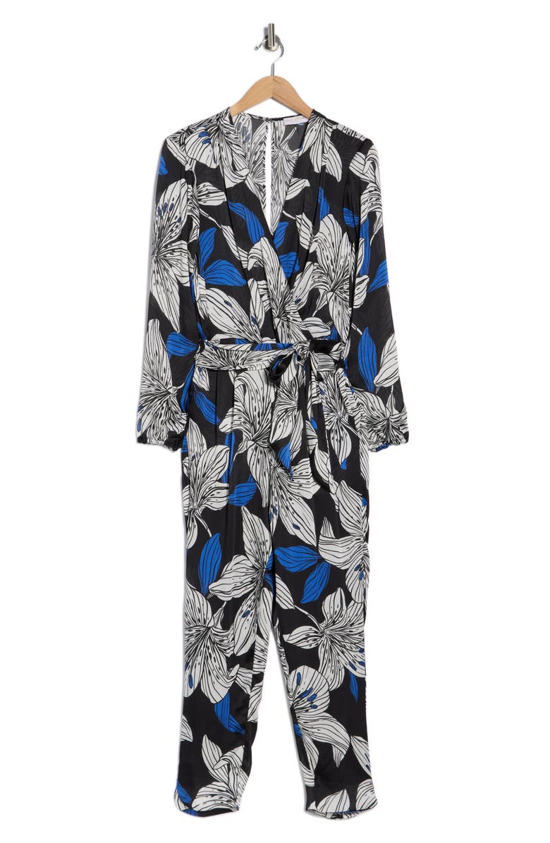 Ramy Brook Valery Jumpsuit, Main, color, Black Lily Print