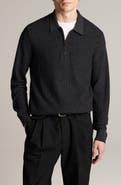 Vince Geo Jacquard Quarter Zip Sweater