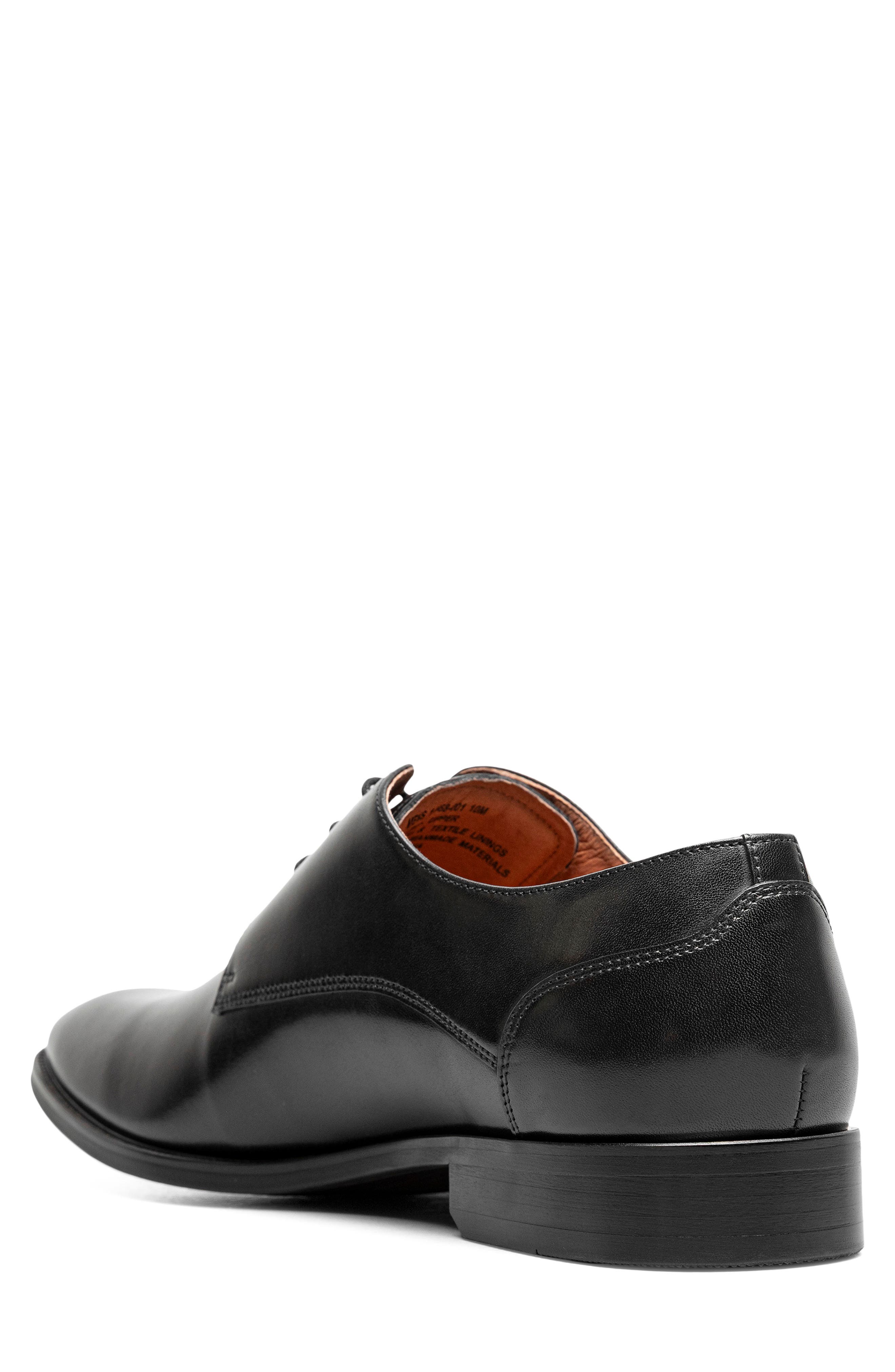 Sorrento Lux Plain Toe Derby, Alternate, color, BLACK